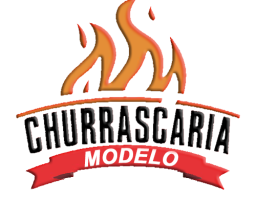 logo modelo contorno branco